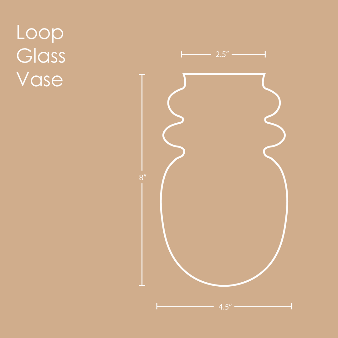 Muun Home Loop Glass Vase
