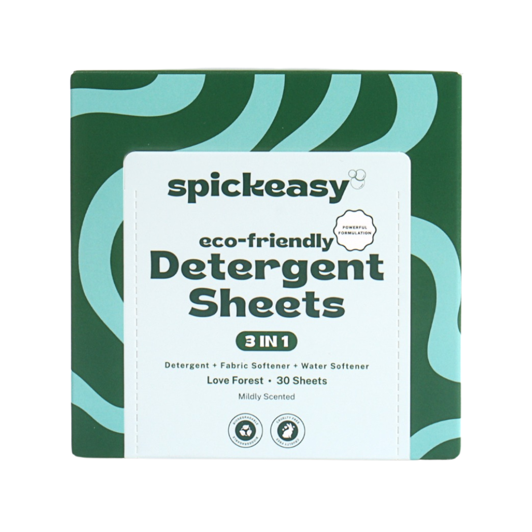 Spickeasy 3 in 1 Detergent Sheets - Love Forest - 30 Sheets