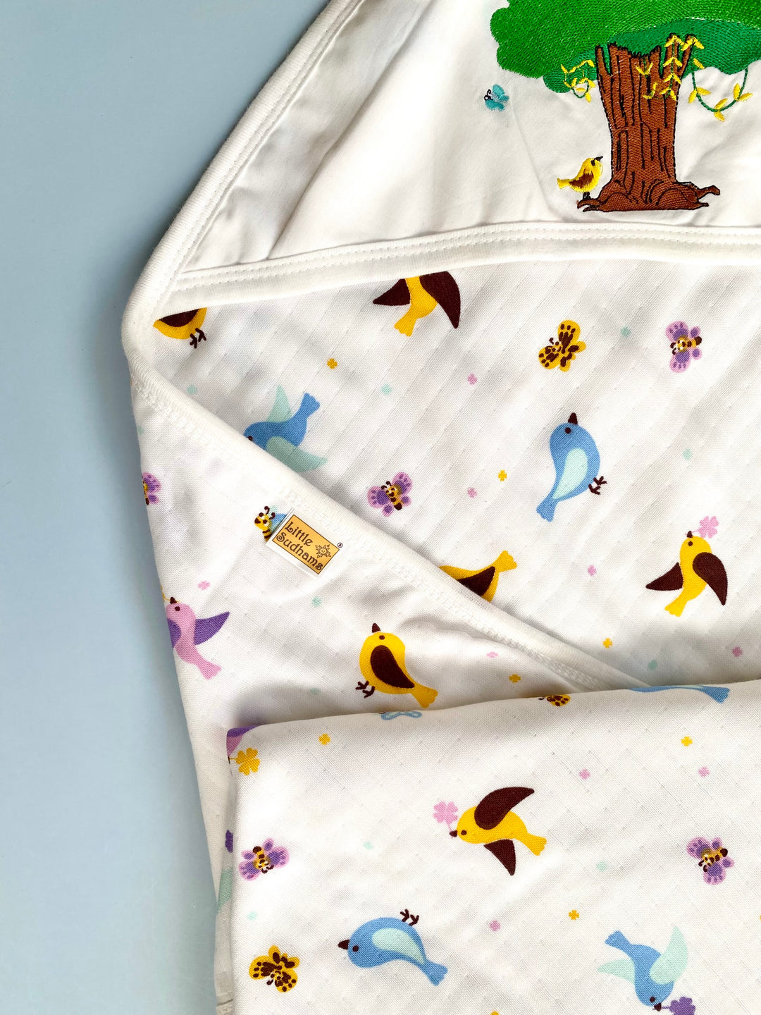 Little Sudhams Organic Cotton Muslin Baby Gift Set