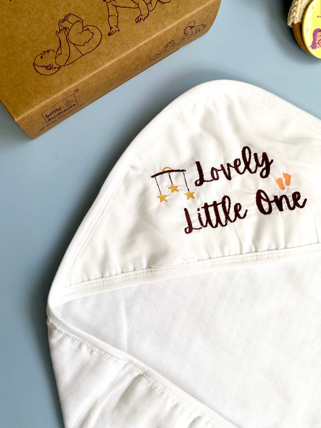 Little Sudhams Organic Cotton Muslin Baby Gift Set
