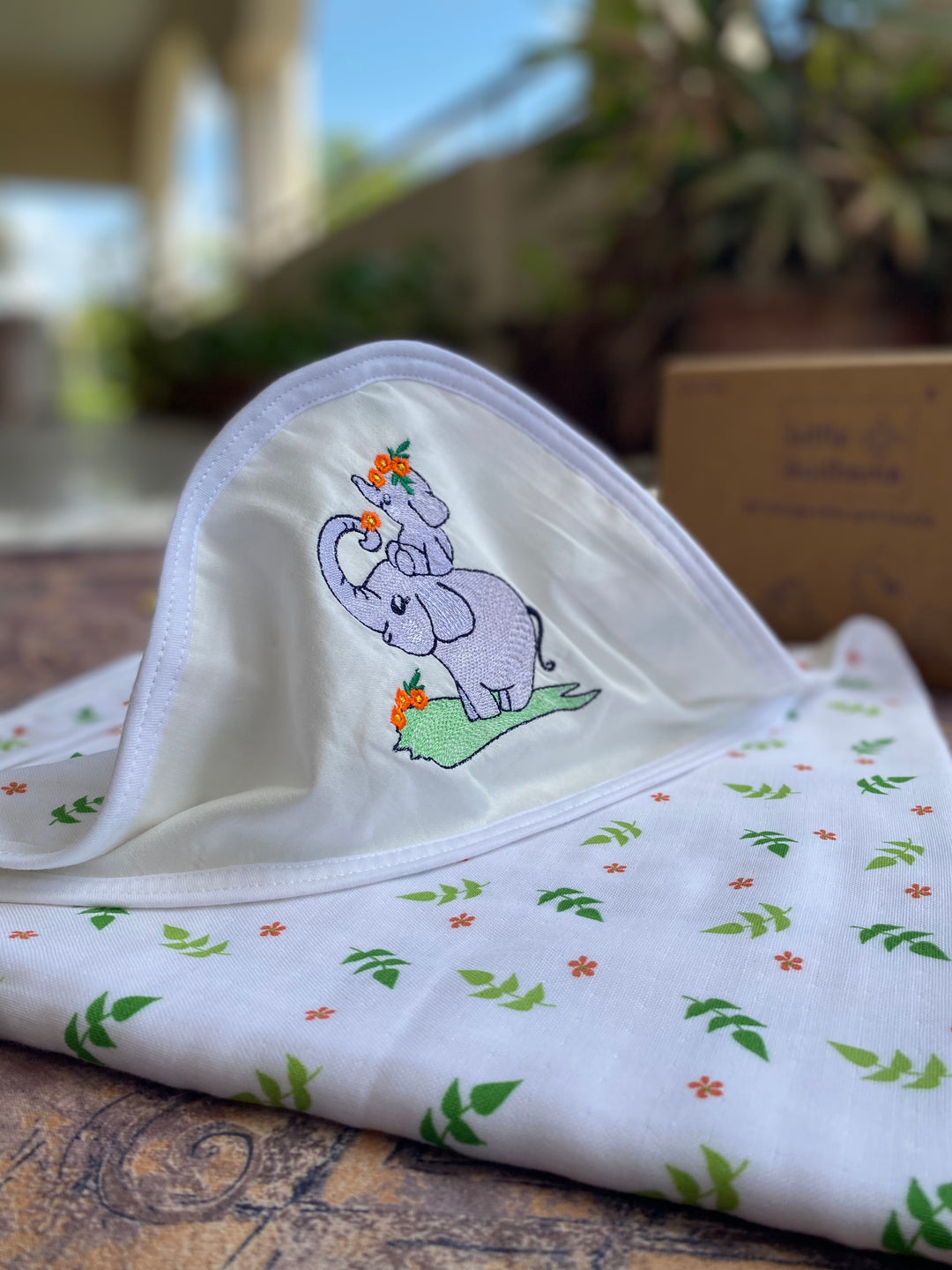 Little Sudhams Organic Cotton Muslin Baby Gift Set