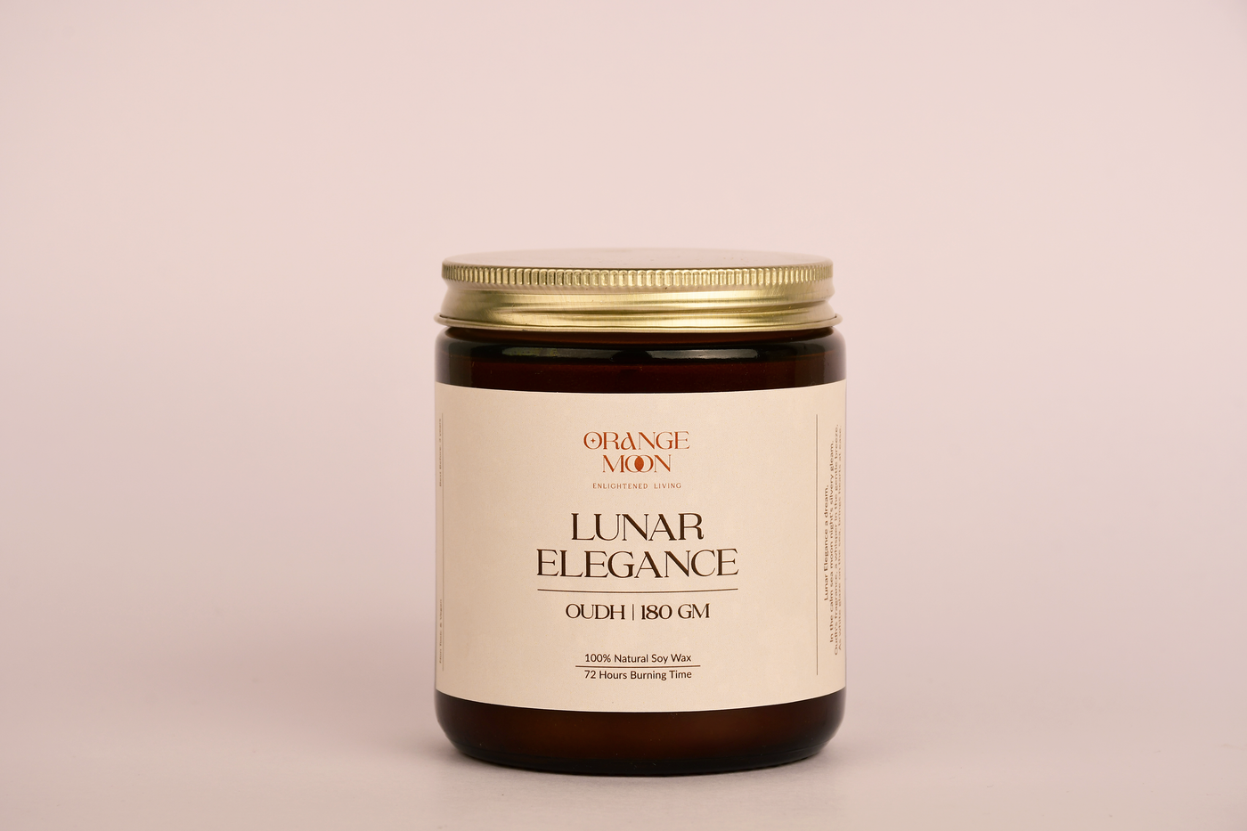 Lunar Elegance - Pure Soy Candle (Oudh)