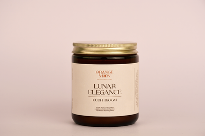 Lunar Elegance - Pure Soy Candle (Oudh)