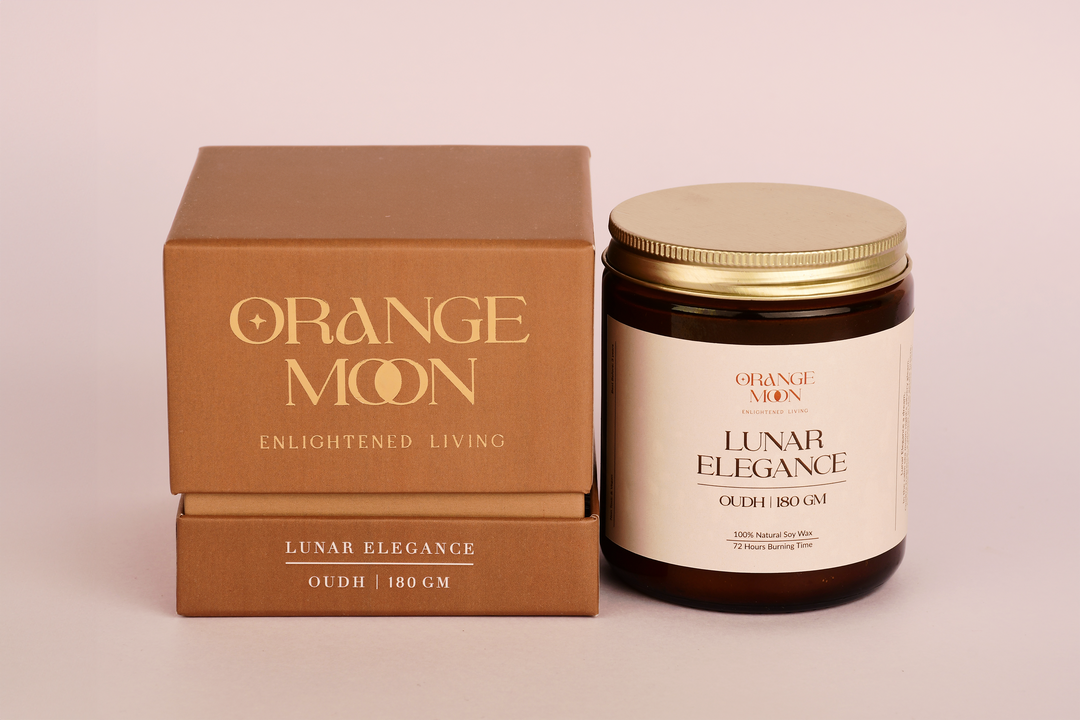Lunar Elegance - Pure Soy Candle (Oudh)