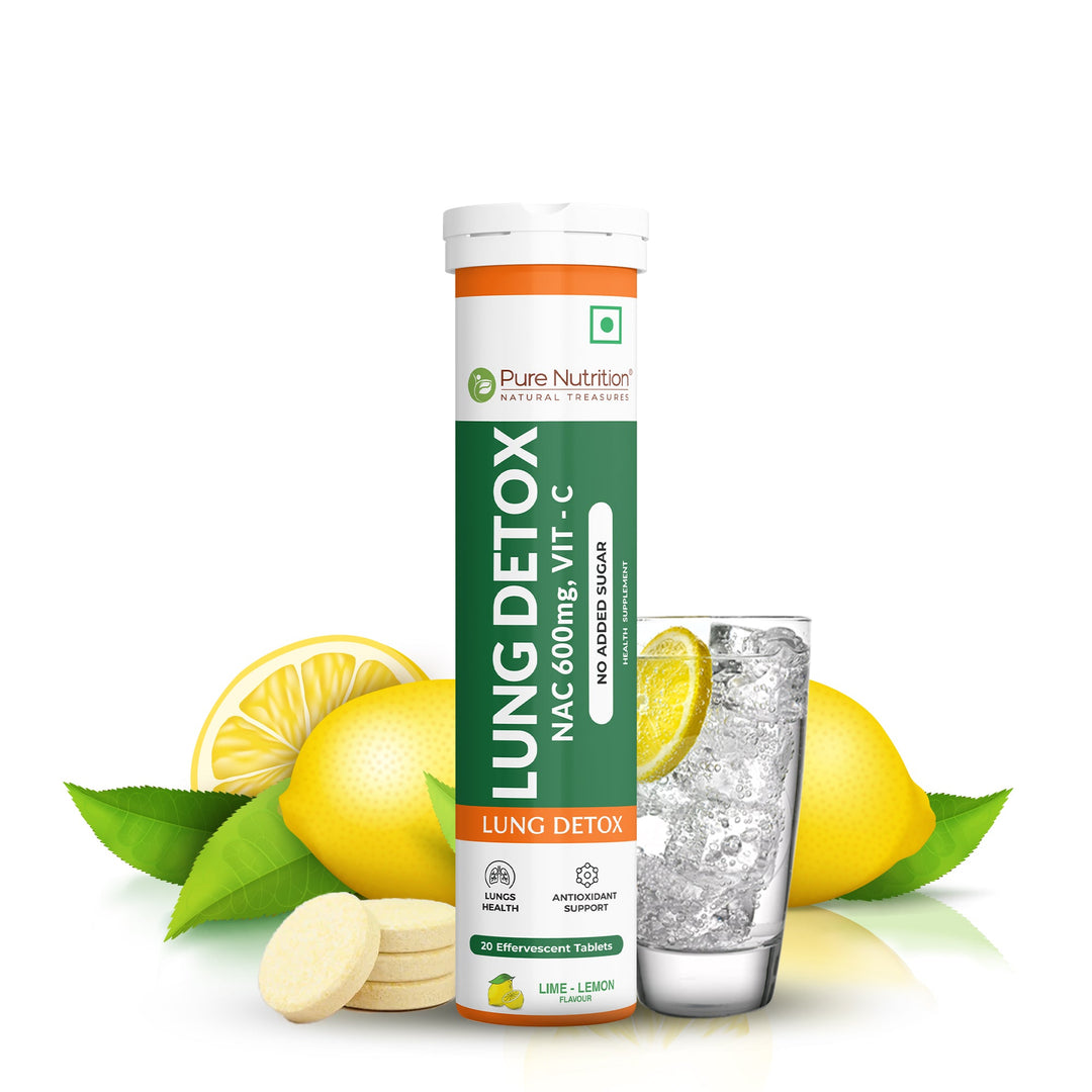 Lung Detox Effervescent Tablets - 20 | Supports Respiratory Health, Cleansing, and Overall Wellness