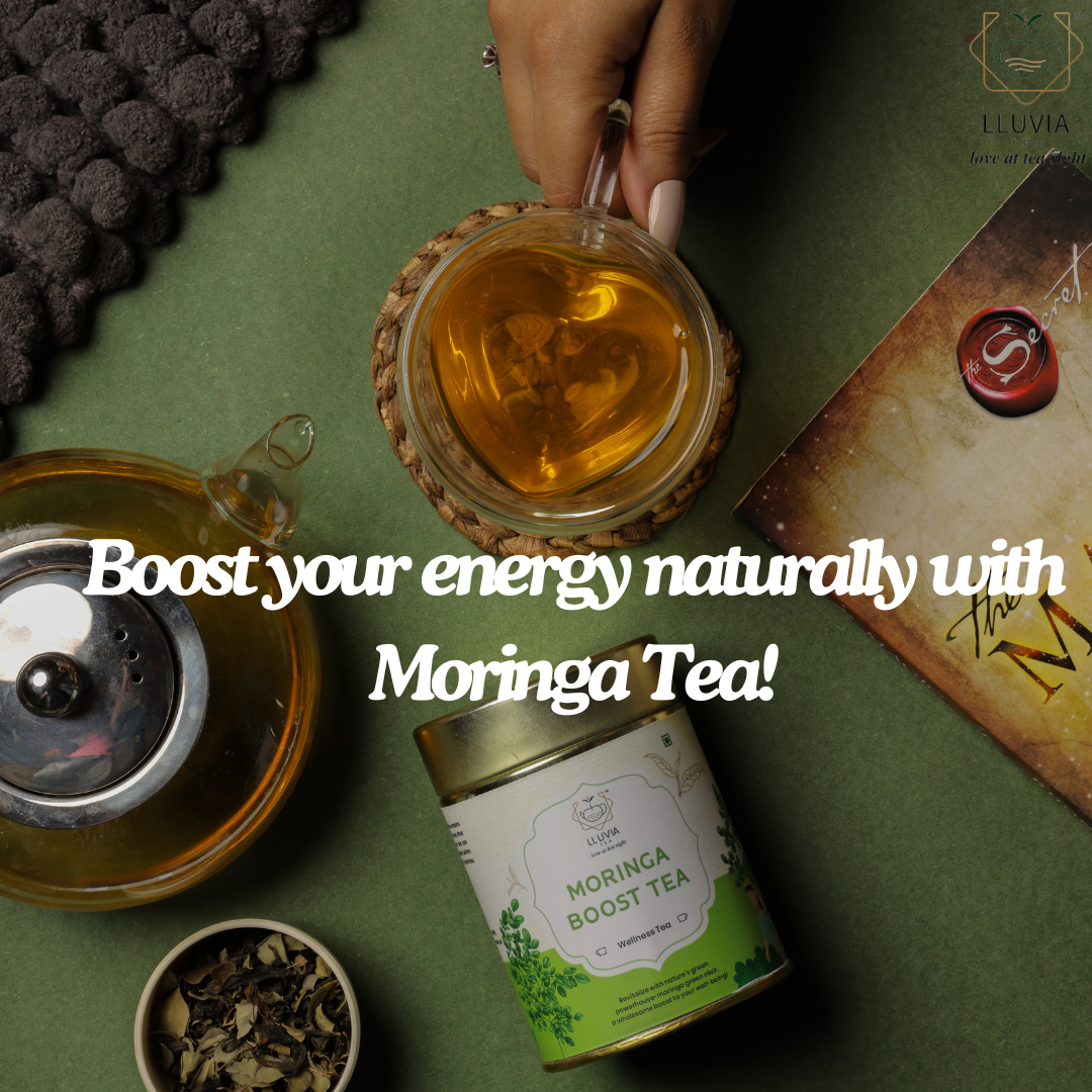 Lluvia Tea Moringa Boost Tea - Nutrient Rich | Anti Inflammatory | Antioxidant Powerhouse (50 gm)
