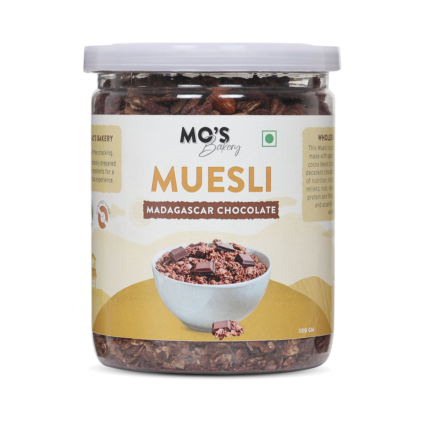 Mo's Millet Muesli Madagascar Chocolate 90% whole grain & protein rich