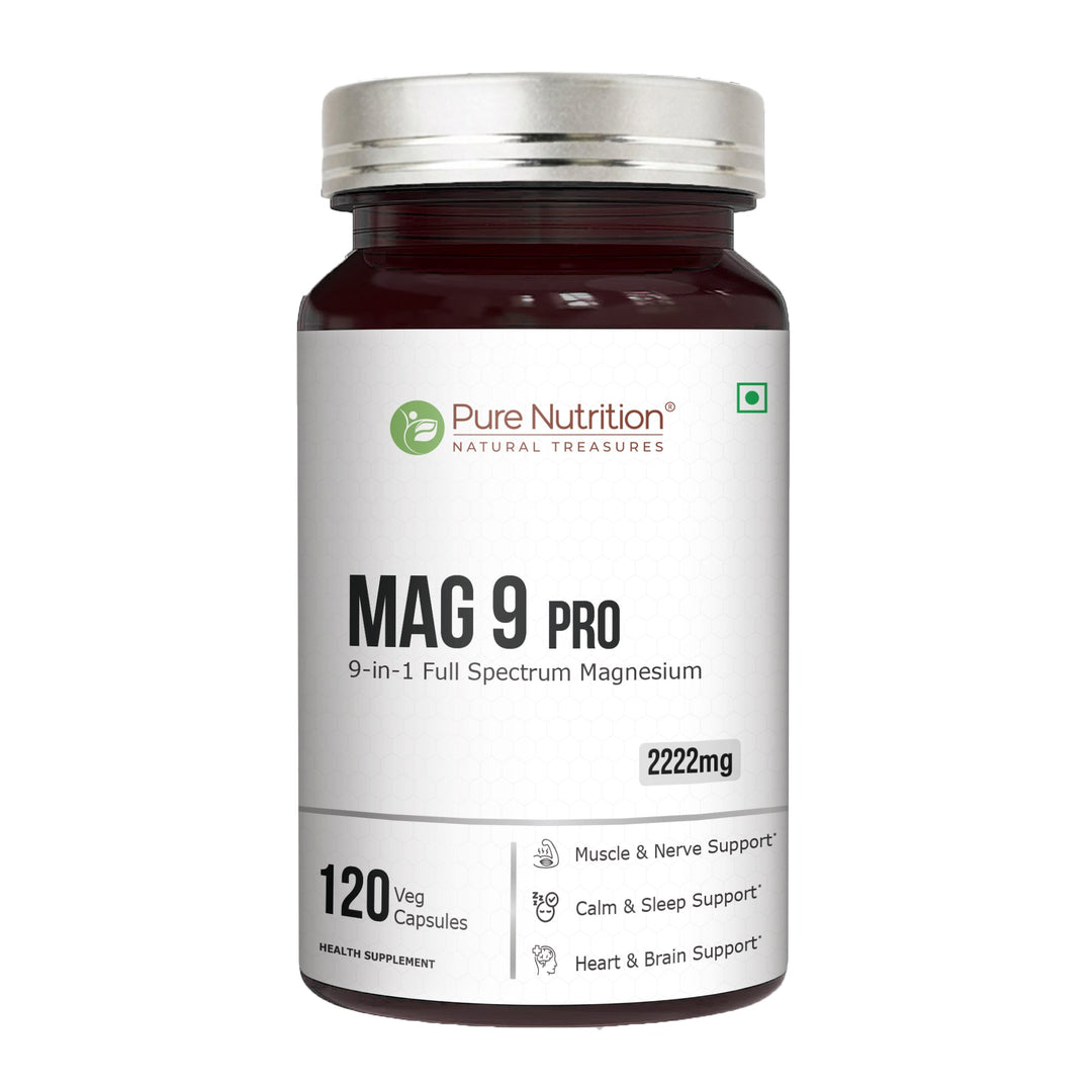 Mag 9 Pro 9-in-1 Magnesium Complex | 2222mg | Comprehensive Support | 120 Tablets