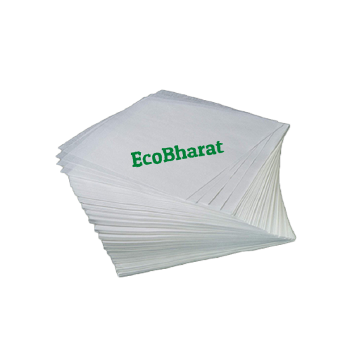 Ecobharat Bio degradable and compostable butter covers/papers | 31 cm × 31 cm (350 pieces) | Milky white