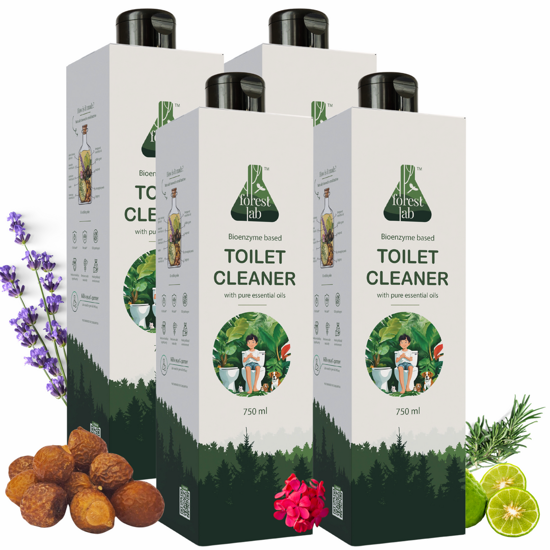 Forest lab Natural Toilet Cleaner| Powerful Bio-Enzyme & Soapnut Action | Pure Essential Oils