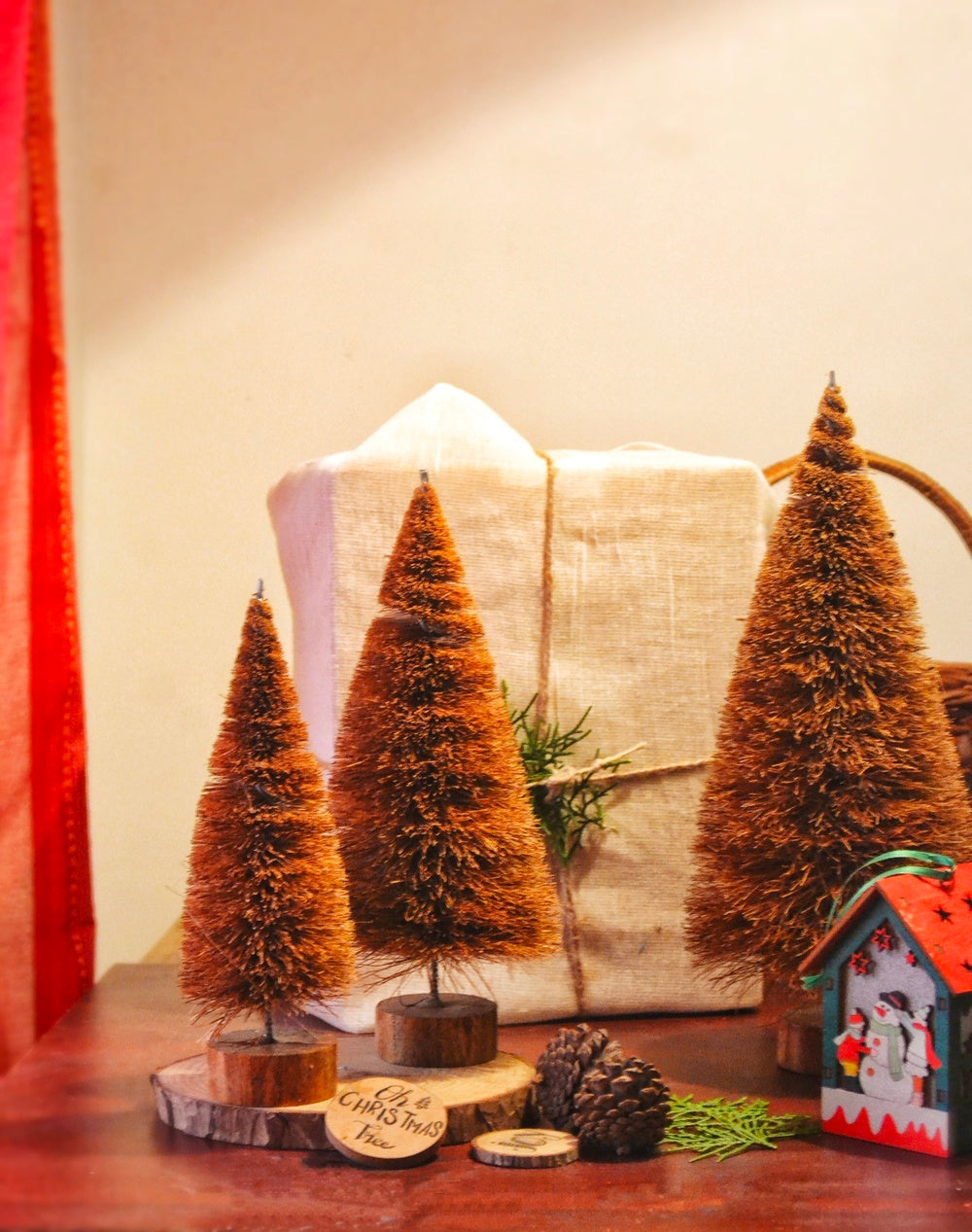 Handcrafted Coir Christmas Tree 30 cm