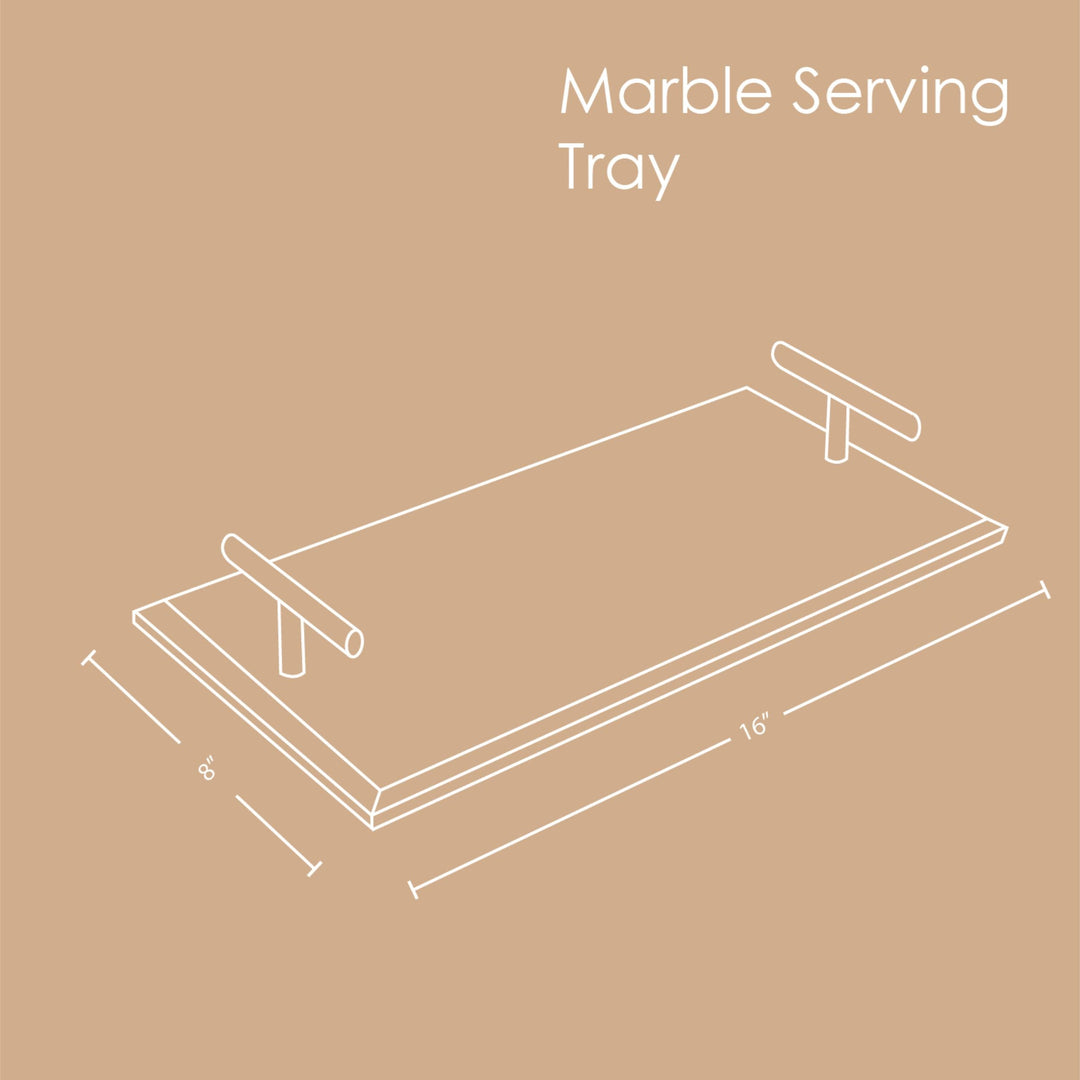 Muun Home Marble Serving Tray