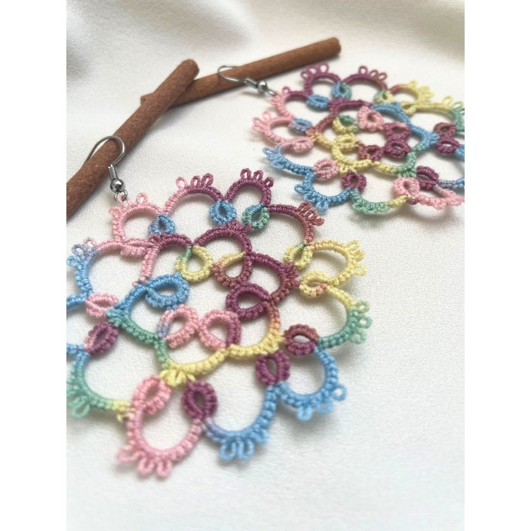 Knots To NodesMarshmallow Delight Earrings