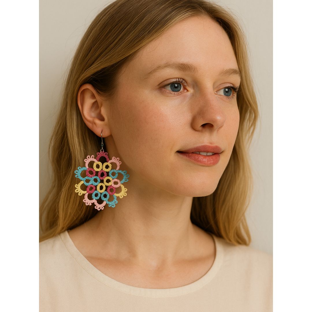 Knots To NodesMarshmallow Delight Earrings