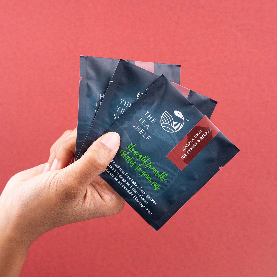 The Tea Shelf Masala Chai - 15 Pyramid Teabag