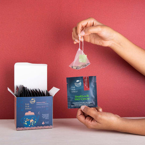 The Tea Shelf Masala Chai - 15 Pyramid Teabag
