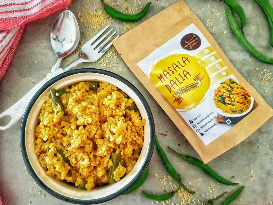 INDULGNCE Masala Dalia Mix 360 gms (Pack of 2)