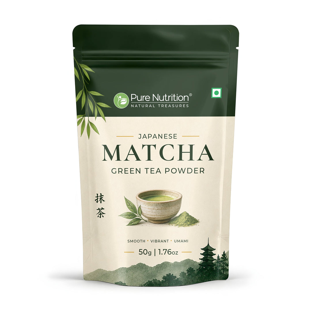 Japanese Matcha Green Tea Powder 50g | Premium Japanese Matcha | Finely Ground Green Tea Powder for Tea, Lattes & Smoothies