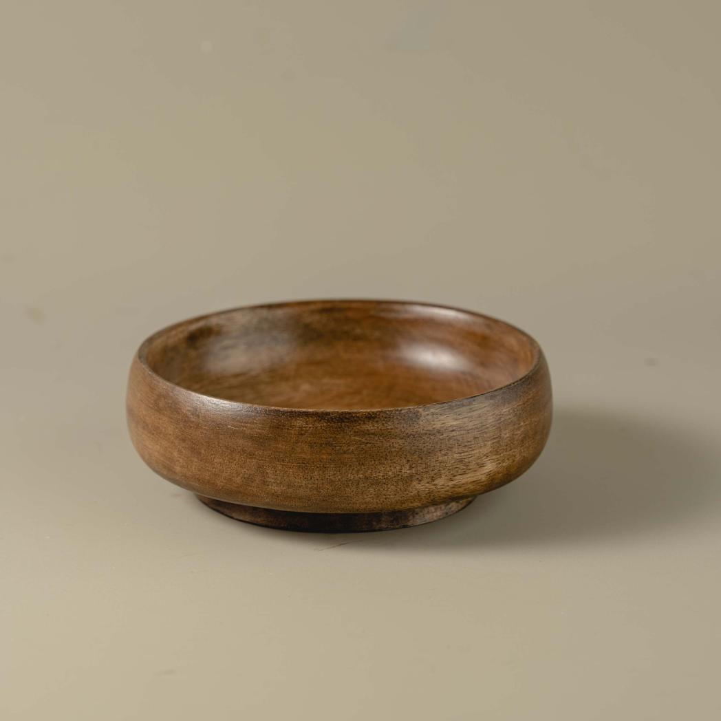 Araana Home Matki Wooden Bowl with Stand
