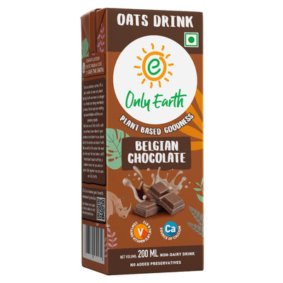 Only Earth Oats Shake Belgian Chocolate 200ML