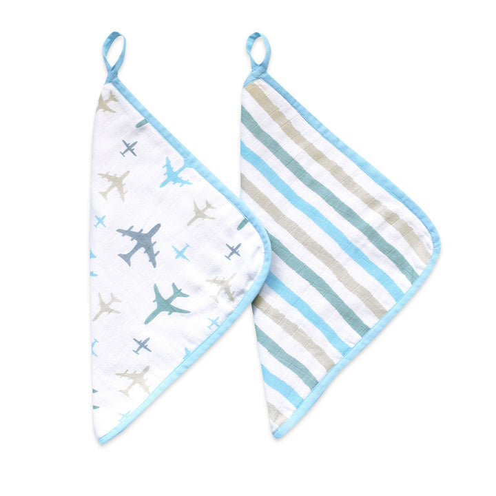 Organic Muslin Washcloths (Set of 2)