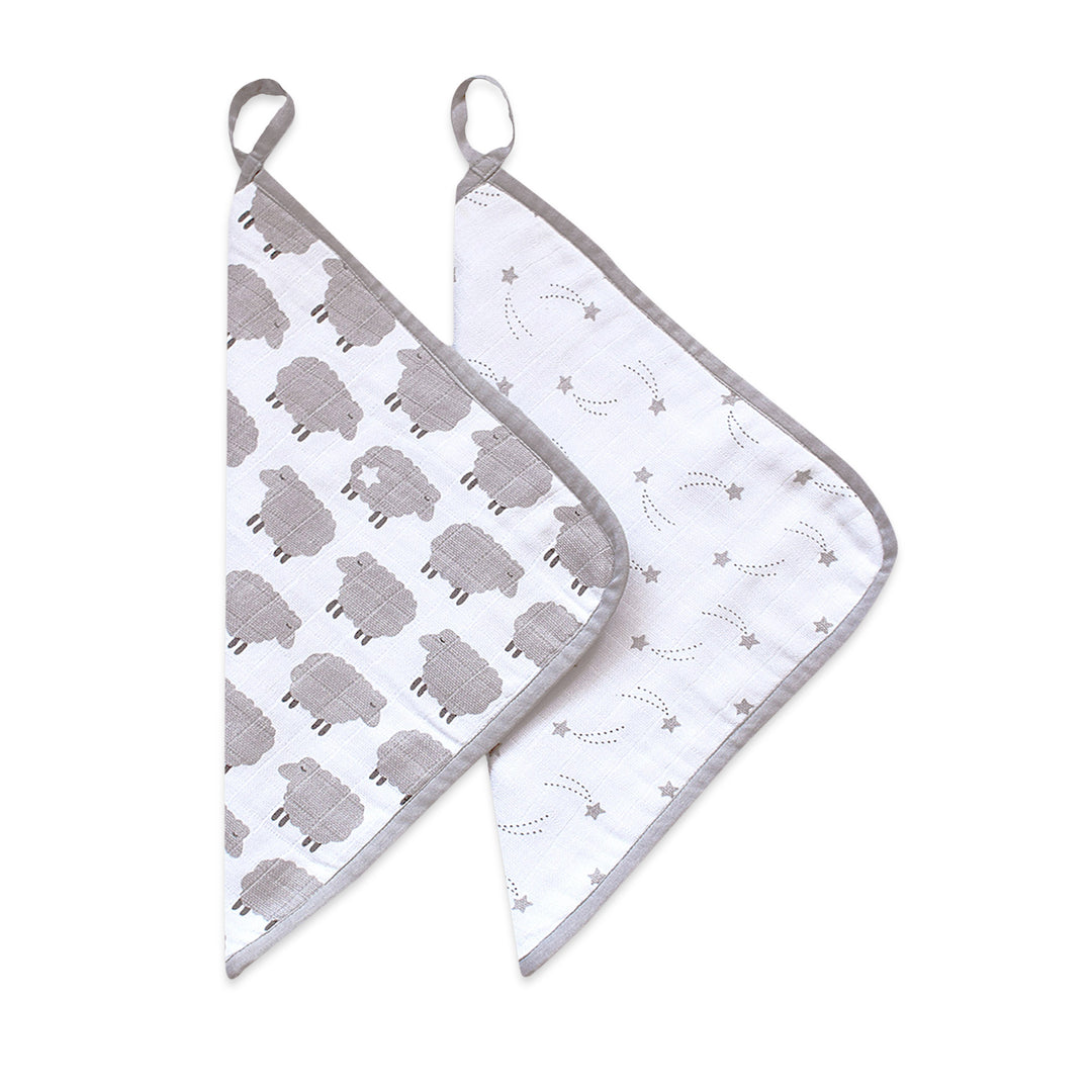 Organic Muslin Washcloths (Set of 2)