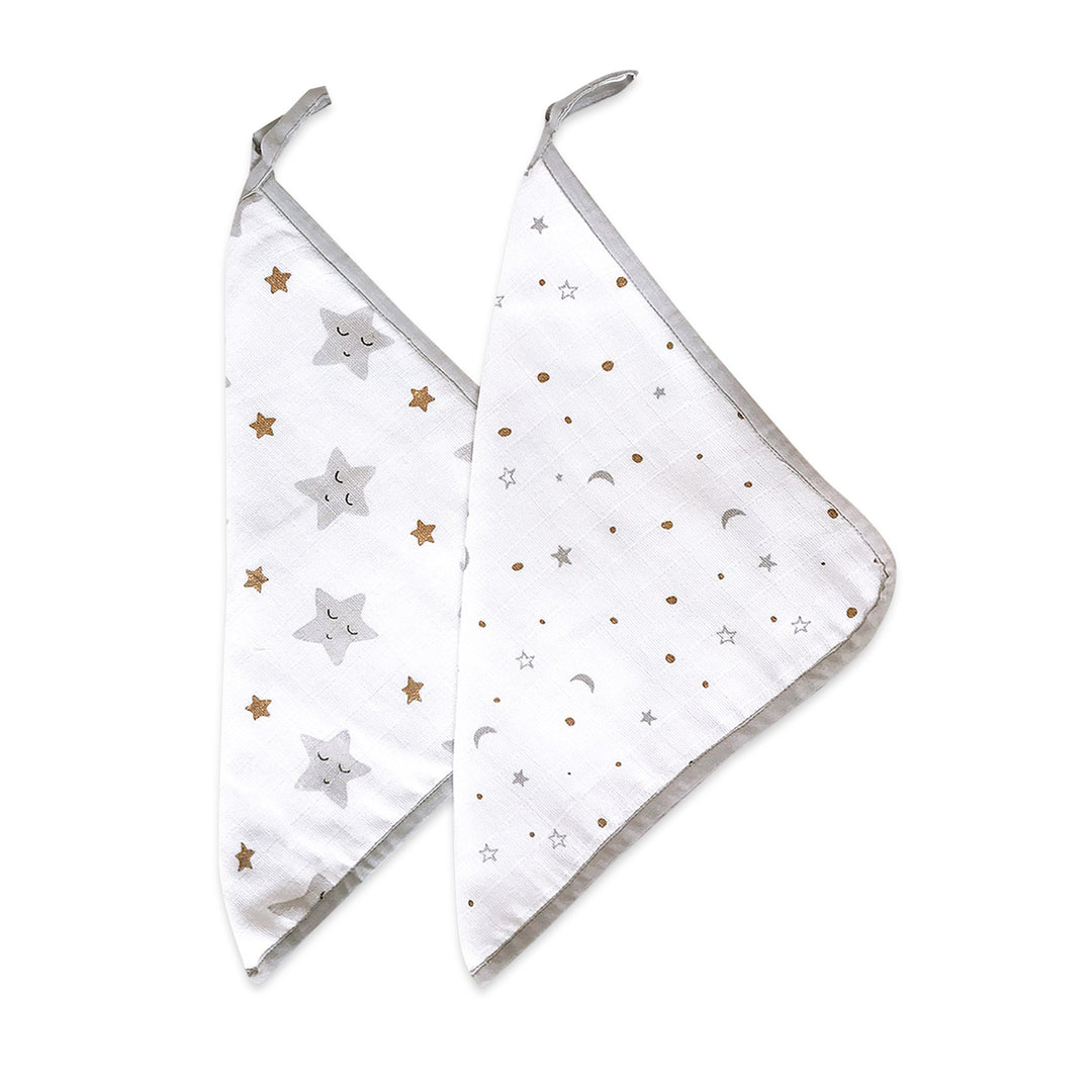 Organic Muslin Washcloths (Set of 2)