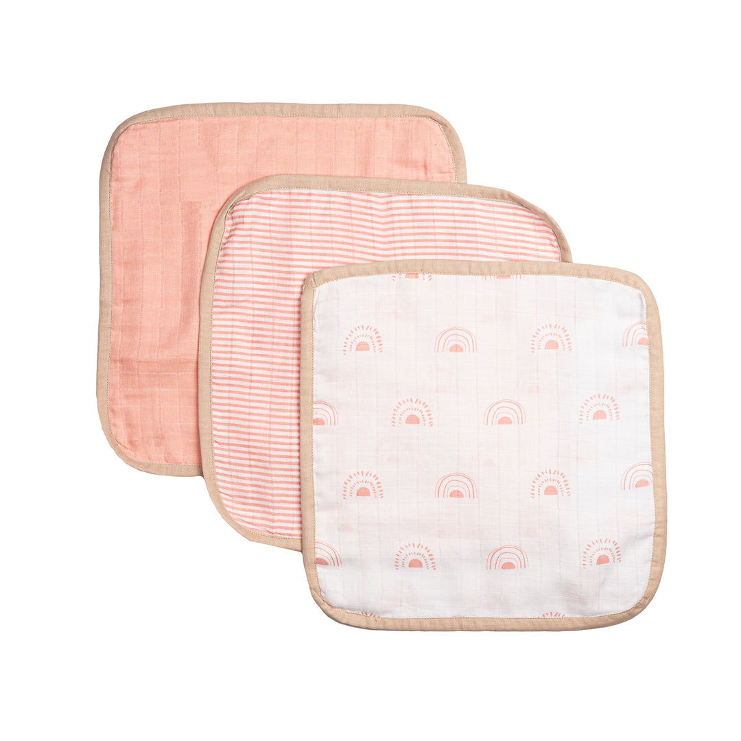 Organic Cotton Muslin Washcloths (Set of 3)