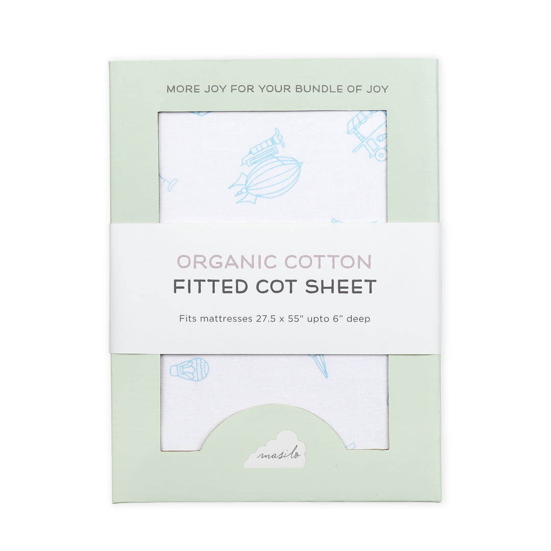 Organic Cotton Fitted Cot Sheet – Carnival