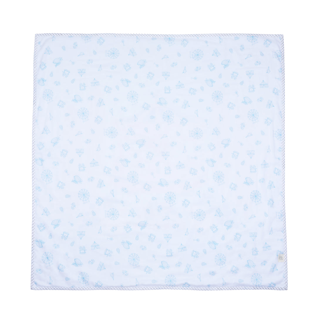 Organic Cotton Dohar – Carnival Pink