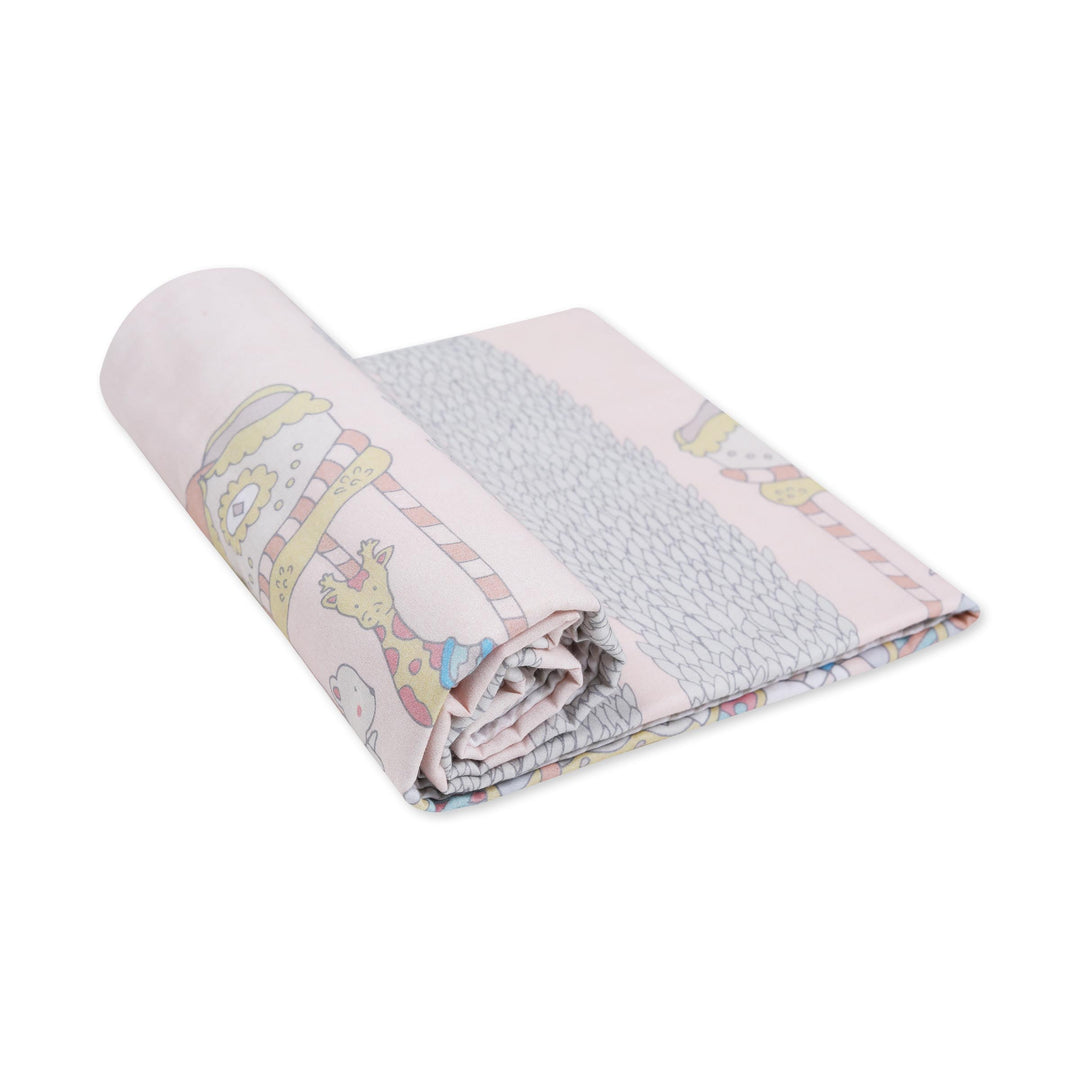 Organic Cotton Dohar – Carnival Pink