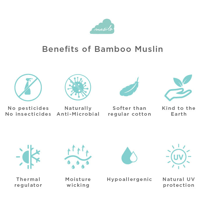 Organic Cotton Muslin Baby Romper 0 -6 Months (Pack of 3)