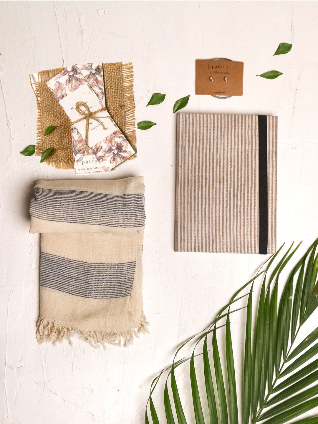 Patrah Merra Diary, Scarf, Silver Jewellery & Bookmark Gift Combo
