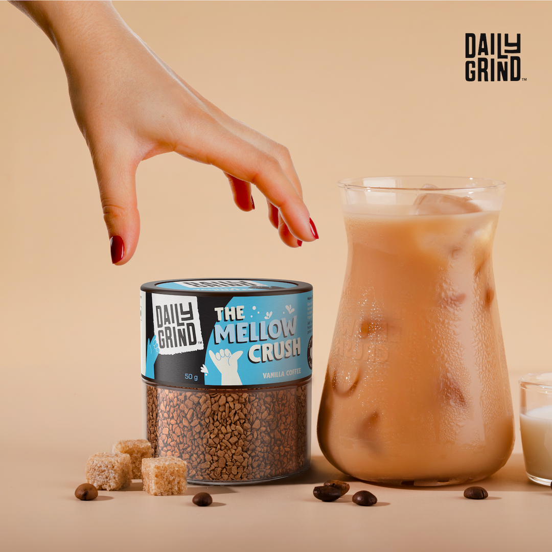 Daily Grind The Mellow Crush Vanilla Instant Coffee - 50 Grams