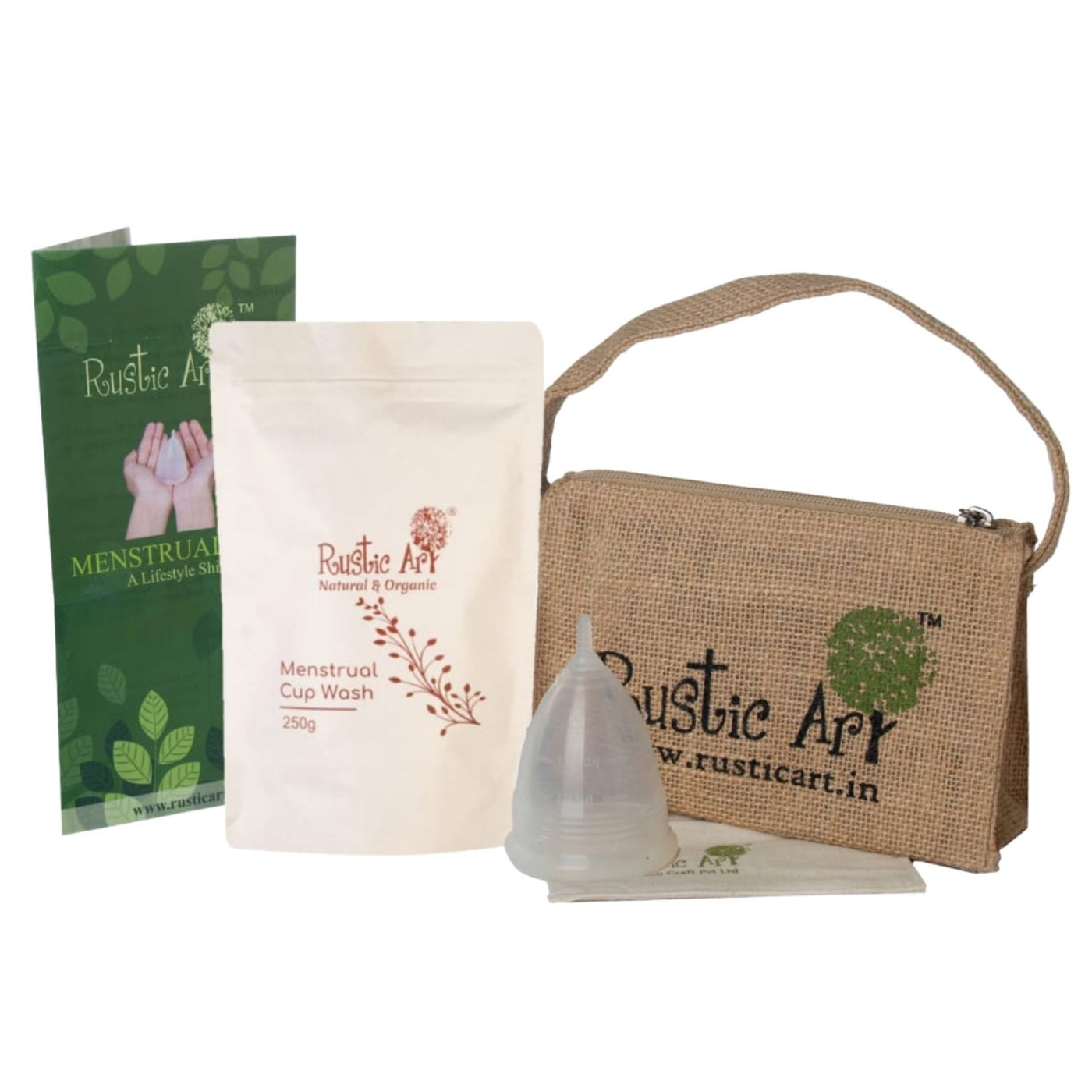Rustic Art Menstrual Cup Kit Large