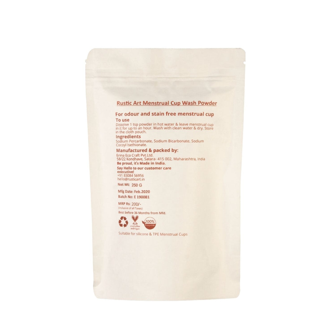 Rustic Art Menstrual Cup Wash 250gm PACK OF 2