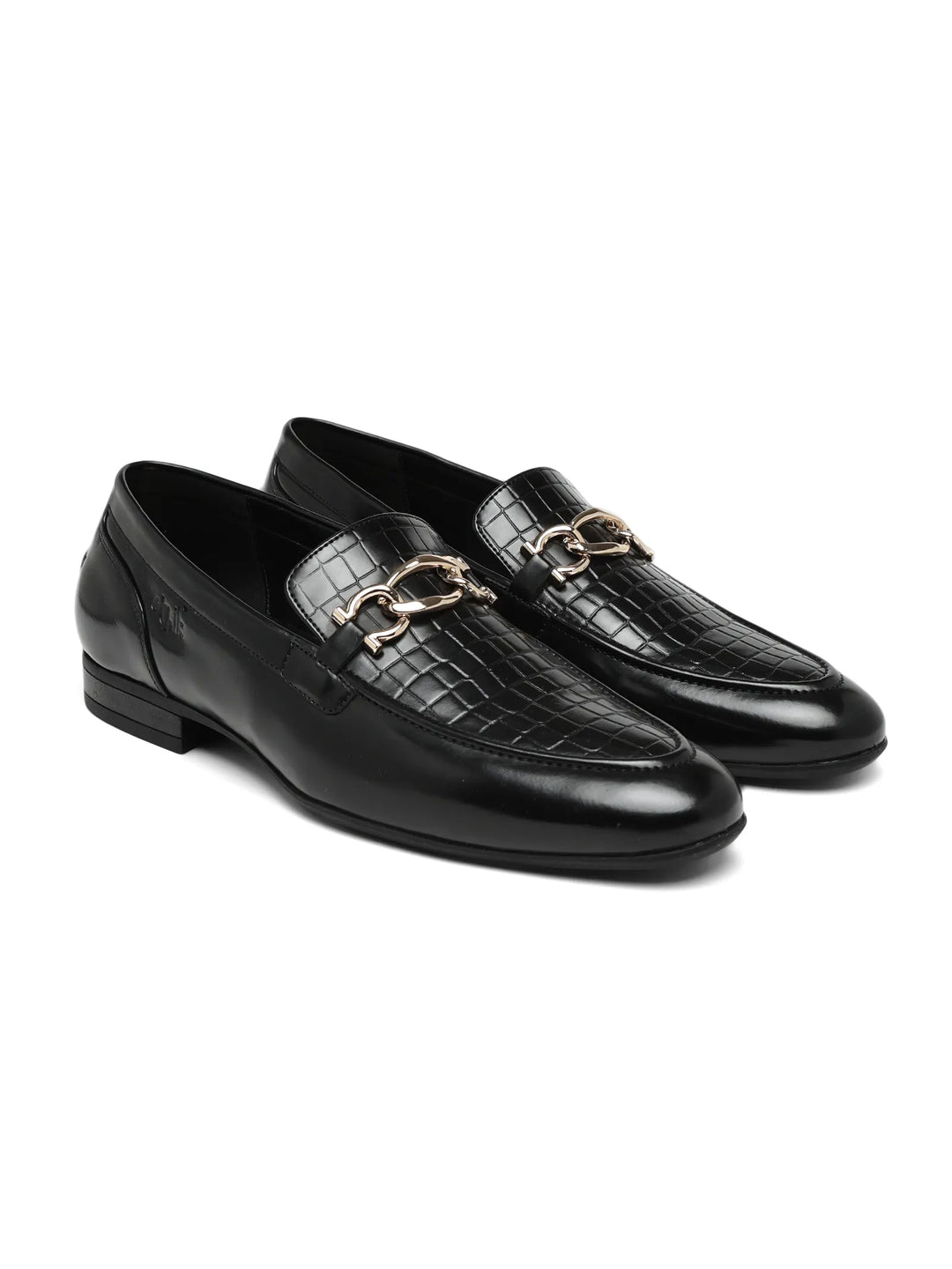 Aristocrat  Black  Horsebit Loafers
