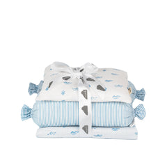 Organic Cotton Muslin Mini Cot Set