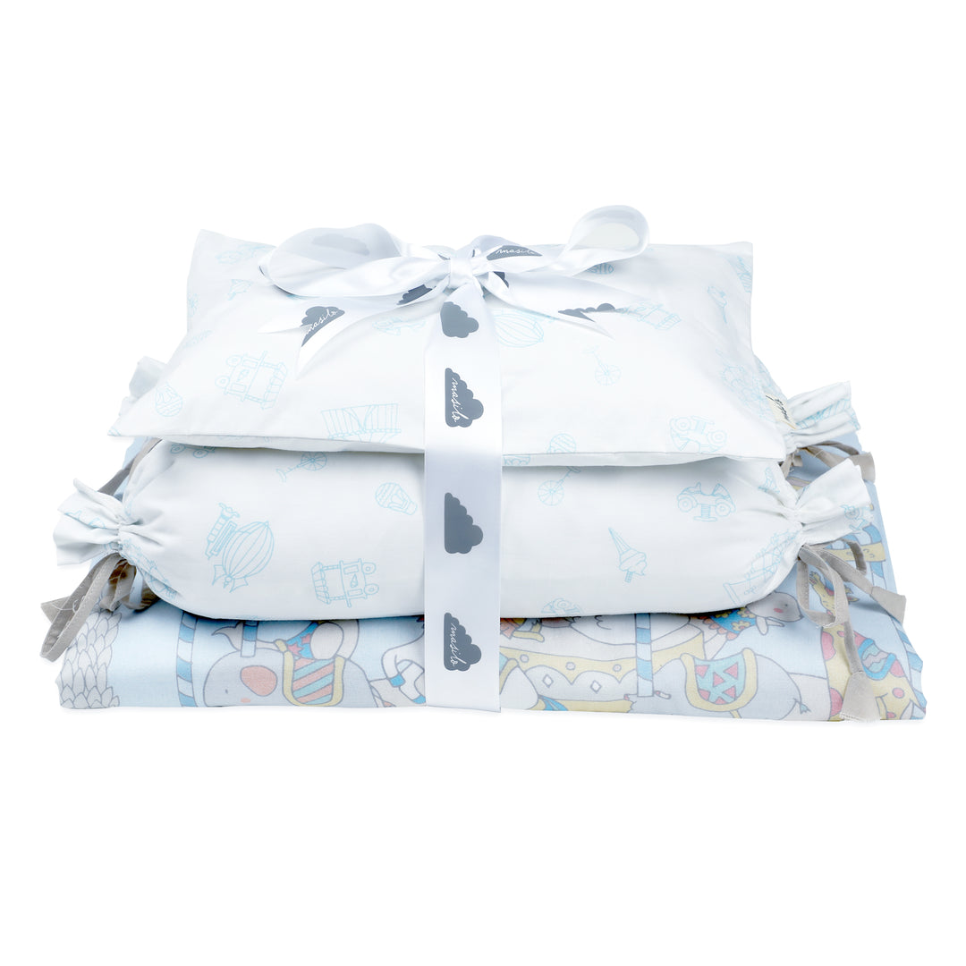 Mini Cot Set – Sleepy Star (Blue)