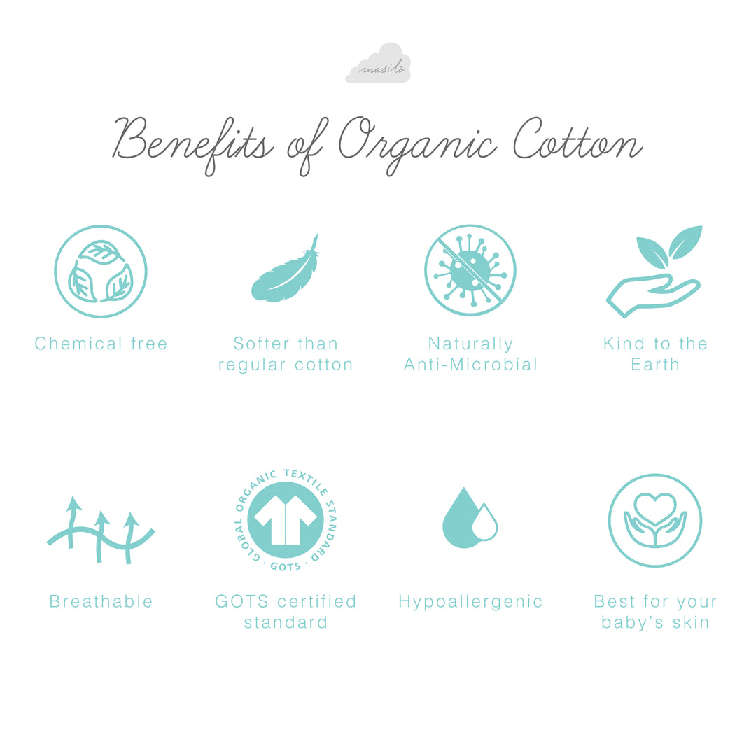 Organic Cotton Travel Changing Mat – Blush