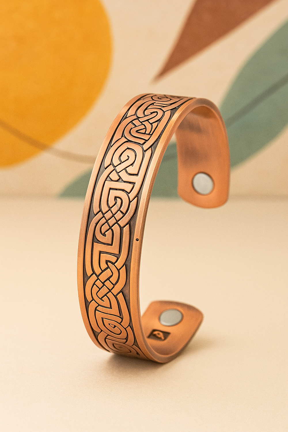 Bamboology Trends Pure Copper Magnetic Therapy Band - kada for Arthritis Relief – Adjustable, Stylish Design with 6 Powerful Magnets