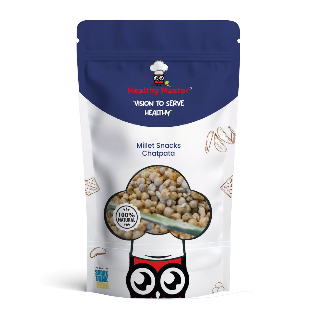 Healthy Master Millet Snacks – Chatpata Flavor | Jowar Puff | Crunchy & Spicy Snack | Millet Puff