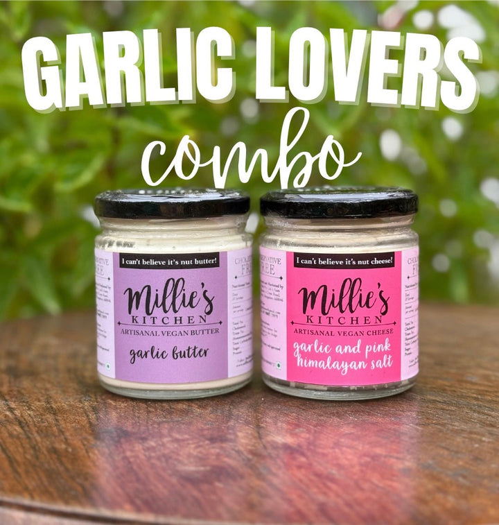 Millie's Cheese Garlic Lovers Combo: Garlic and Pink Himalayan Salt Garlic Butter - Suspire