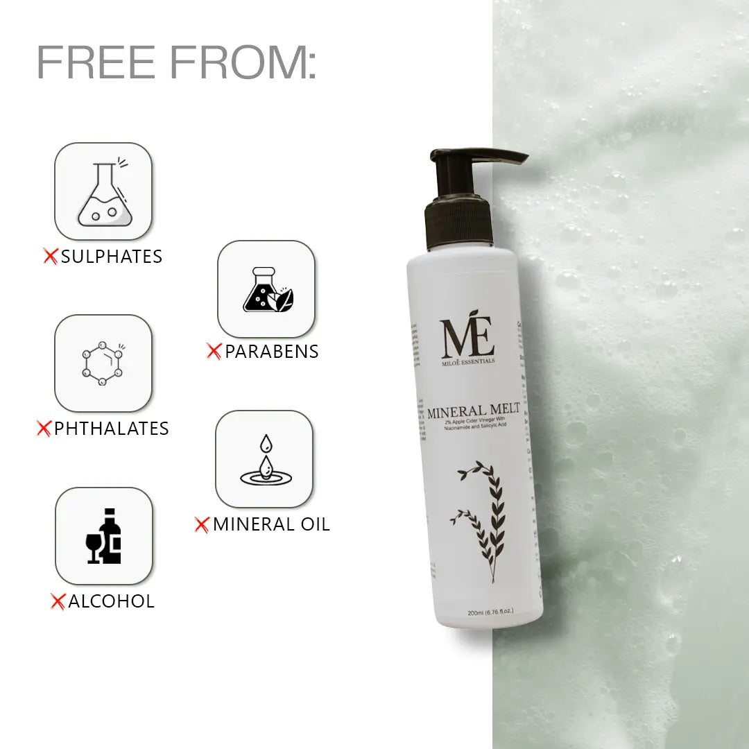 Hard Water Shampoo for Indian Hard Water - Miloé Mineral Melt