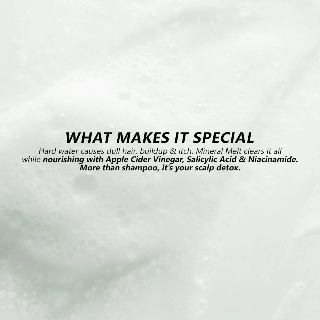 Hard Water Shampoo for Borewell, Tanker & Mineral-Heavy Water - Miloé Mineral Melt