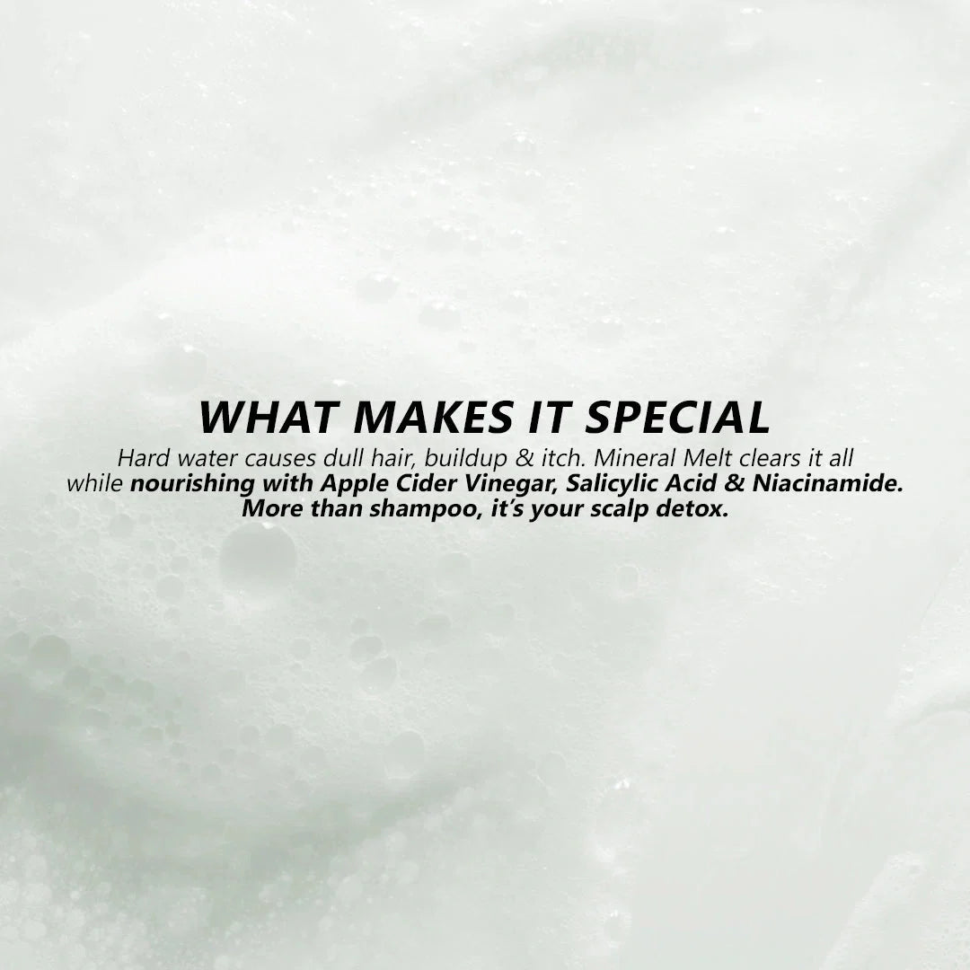 Hard Water Shampoo for Indian Hard Water - Miloé Mineral Melt