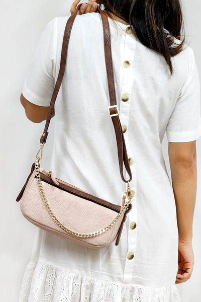 Mini baguette sling bag