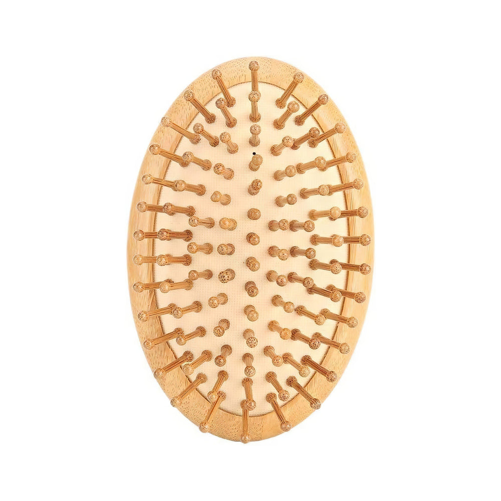 Careberry 's Bamboo Bliss Mini Hairbrush | Detangling Brush