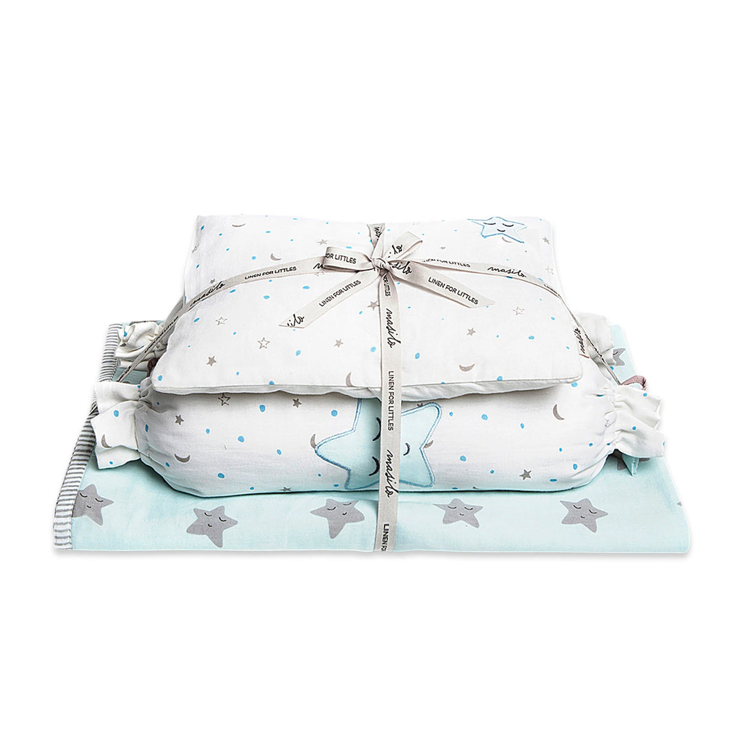 Mini Cot Set – Sleepy Star (Blue)