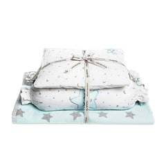 Mini Cot Set – Sleepy Star (Blue)